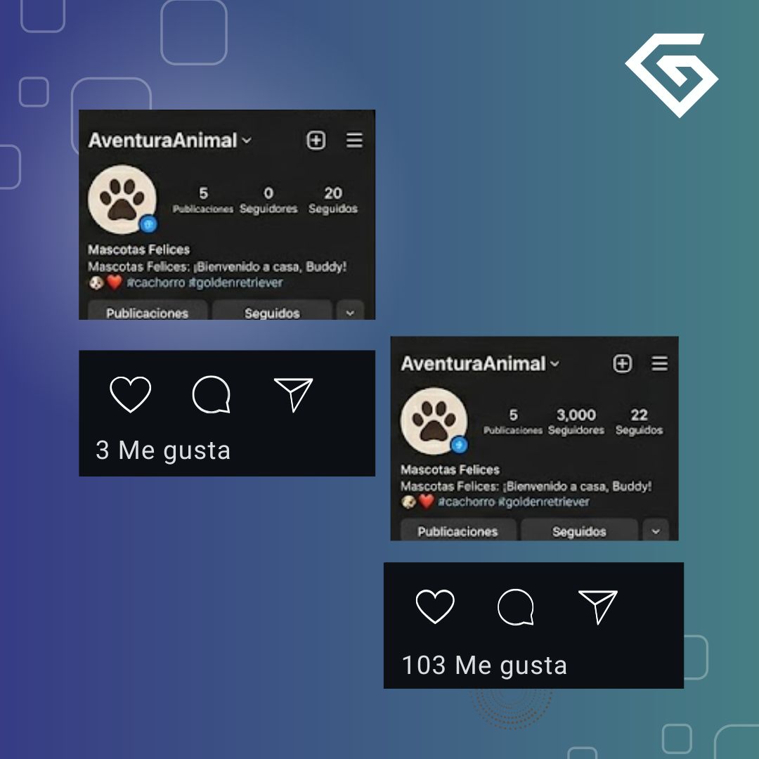Resultado Instagram - crecimiento de likes en post